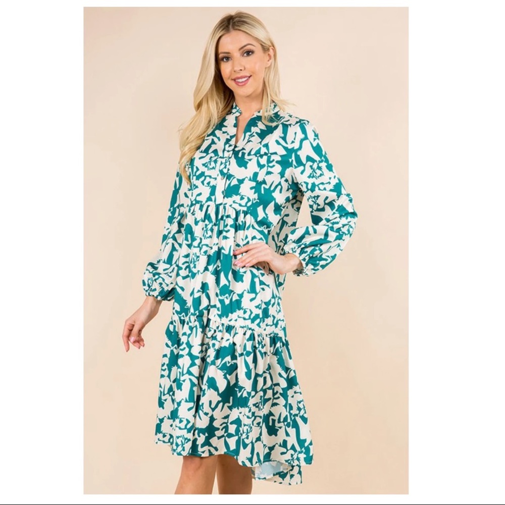 Floral printed dress